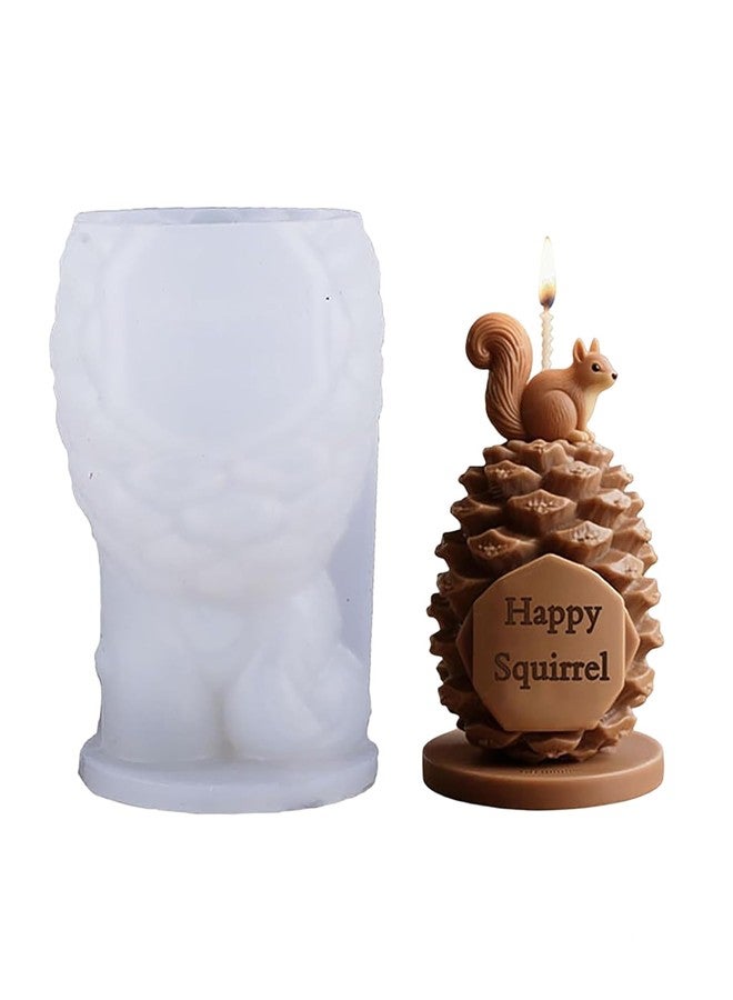 BdelrinQue Candle Mould Silicone,Christmas Candle Moulds,Christmas Tree Candle Mould, DIY Silicone Mold Suitable for Candles, Soap, Baking, Festival Decoration, Easy Demoulding - Image 1